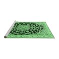 thumbnail image 2 of Ahgly Company Machine Washable Indoor Round Medallion Emerald Green Traditional Area Rugs, 3' Round, 2 of 4