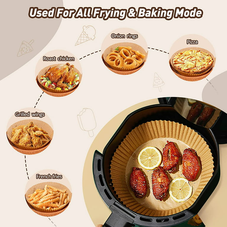 Special Paper for air fryer Baking Pan Pad airfryer bakpapier Oil-proof  Oil-absorbing Paper for Household BBQ Plate Oven Kitchen