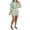 Green, variant on RMGVDSD Womens Summer Striped 2 Piece Outfits Casual Long Sleeve Button Down Shirt And Shorts Set Loose Sets Summer Outfits Travel Tracksuit