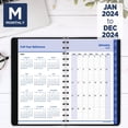 thumbnail image 5 of 2024 AT-A-GLANCE® QuickNotes Daily/Monthly Appointment Book Planner, 5" x 8", Black, January To December 2024, 760405, 5 of 9
