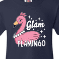 thumbnail image 4 of Inktastic Glam Pink Flamingo with Pearls Youth T-Shirt, 4 of 5