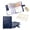 Blue, variant on JW Tract Holder Field Service Organizer, Black PU Leather Ministry Folder with Pockets, Witness Literature Organizer for Pioneer Ministry Supplies