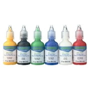 Scribbles Fabric Paint Set 3D Shiny 6pc