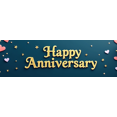 thumbnail image 4 of Happy Anniversary Backdrop Party Props Balloon Decorations Celebration Banner Photography Background Wedding Supplies, 4 of 4