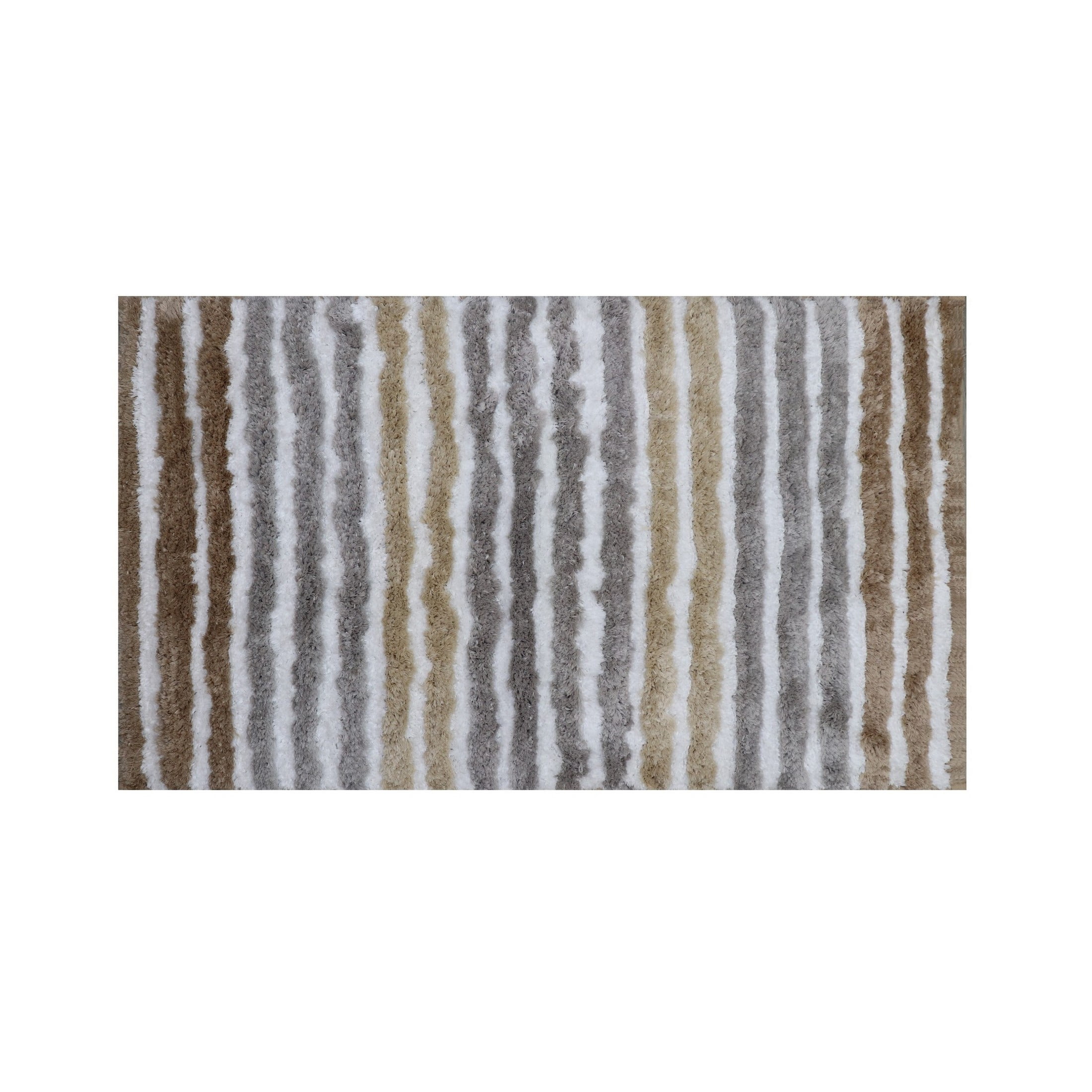 Bathroom Rugs, Extra Soft Absorbent Bath Rugs, Non-Slip, Quick Drying, Machine Washable, Plush Comfort for Bathroom Floor, Tub, Shower and Home Decor Accessories, 24x40, Linen