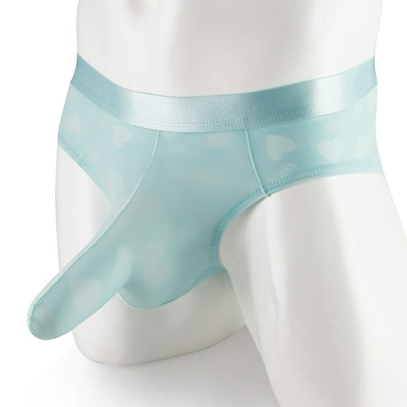 adviicd Underwear For Men Boxer Briefs For Men Men's Briefs Underwear Stretch Super Soft Comfy Blue M