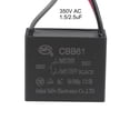thumbnail image 5 of Uxcell 1.5/2.5uF 350V AC 3 Wires CBB61 Ceiling Fan Capacitors 2 Pack, 5 of 7