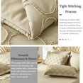 thumbnail image 6 of Davulos Khaki Comforter Set King Size 7 Piece Bed in a Bag,Shabby Chic Boho Comforter and Sheet Set,All Season Soft Microfiber Complete Bedding Set, 6 of 10