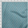 thumbnail image 4 of oneOone Cotton Poplin Turquoise Blue Fabric Fruits Quilting Supplies Print Sewing Fabric By The Yard 42 Inch Wide, 4 of 4