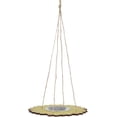 thumbnail image 1 of Bird Feeder Flower Shaped Tray Bird Feeding Platform Detachable Hemp Rope for Garden, 1 of 8