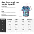 thumbnail image 5 of Balery Beach Flamingo Trio Camisa Casual de Manga Corta con Botones para Hombre, Texturizada, Estilo Cubano, para Playa, Verano-XX-Large, 5 of 5