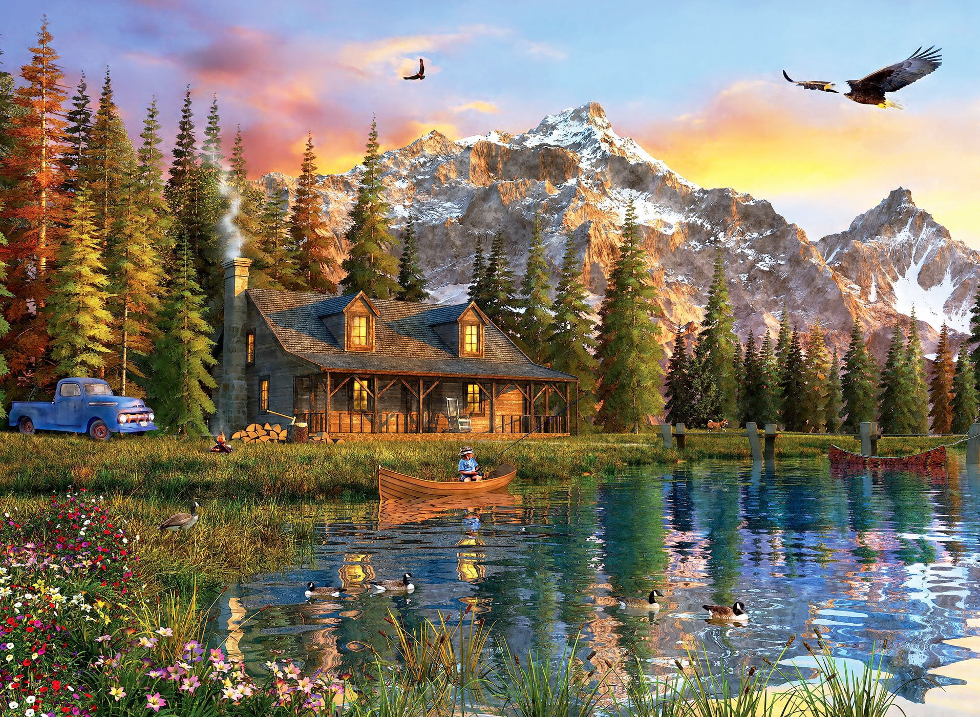 Anatolian Old Look Cabin Jigsaw Puzzle (2000 Piece)