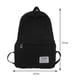 thumbnail image 2 of Bolsa Mochila para mujer Mochilas de viaje simples plisadas Moda para deportes al aire libre (Negro), 2 of 5