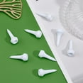 thumbnail image 4 of 100Pcs Plastic Golf Tees Mushroom Head Golf Tees White 33x13.5~14mm, 4 of 6