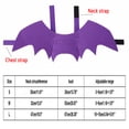 thumbnail image 2 of Pet Halloween Bat Chest - Regular Orange M, 2 of 2
