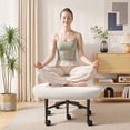 thumbnail image 4 of Waleaf Ergonomic Cross Legged Office Chair, Boucle ADHD & Meditation Chair for Adult, Lumbar Support Swivel Wide Seat, Yoga & Kneeling chair, 4 of 11
