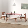 thumbnail image 2 of Pemberly Row 26" x 60" x 30" Thermal Fused Laminate Top Activity Table in Red, 2 of 3