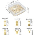 thumbnail image 2 of 1560PCS Arrow Themed Resin Filler 6-Style Mini Alloy Epoxy Resin Supplies Gold & Silver Filling Accessories, 2 of 7
