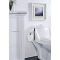 thumbnail image 5 of SunnyPoint Over The Tank Toilet Tissue Paper Roll Holder Dispenser and Reserve for Bathroom Storage and Organization - Metal, Hanging, Holds 1 Roll (Black), 5 of 5
