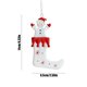 thumbnail image 3 of Puntoco Muñeco de nieve de hierro para colgar en el árbol de Navidad, decoración navideña para colgar en la media navideña, 3 of 6