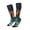 3 Black, variant on Women Crew Soft Moisture-wicking Socks Abstract Tree Castle Pattern Design Cotton Socks, One Size fit All