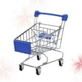 thumbnail image 2 of Shisuyan Mini Chariot Bleu Foncé 1 Ensemble 7.1 X 5.1 X 6.5 Po, 2 of 8