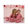 thumbnail image 5 of Modern Moments by Gerber Baby Neutral Viscose Valentine's Day Two-Way Zip Sleep 'N Play Footed Pajamas, Sizes Newborn - 6/9 Months, 5 of 12