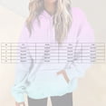 thumbnail image 3 of VISALY Fashion Hoodies Pullover Sweatshirt Long Sleeve Print Oversized Sweatshirt Pullover with Pocket Trendy Sweater Tunic Tops Oversized Casual Tops Jackets Casual Tops Long Sleeve Black L, 3 of 5