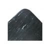 Crown Cushion-Step Surface Mat, 36 x 60, Marbleized Rubber, Black -CWNCU3660BK