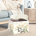thumbnail image 5 of WOBOGO Various Butterflies Large Collapsible Storage Box Flip Lid Fabric Decorative Organizer Container Basket with Handles 16.5×12.6×11.8in, 5 of 7