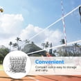 thumbnail image 3 of WHAMVOX Filet de Volleyball Autoportant Filet de Volleyball Portable pour l'Extérieur 1 Paquet, 3 of 5