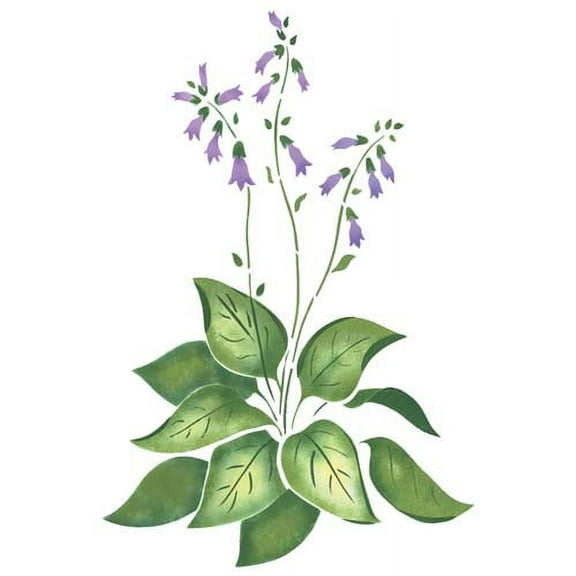 Large Hosta Wall Stencil SKU #1868 by Designer Stencils
