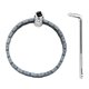 thumbnail image 1 of Llave de filtro de aceite de cadena Herramientas prácticas de accesorios de tubería Herramienta de reparación ajustable 52 Sección de la barra de curvatura, 1 of 8