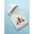 thumbnail image 3 of Bordoss Dog, Abyssinian, Somali Hoodie Women -Image by Shutterstock, Female XX-Large, 3 of 4
