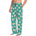 thumbnail image 2 of Daiia Cute Shiba1 Men's Sleep Pant with Pockets and Drawstring,Pajama Pants-XX-Large, 2 of 9
