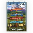 thumbnail image 2 of Nederland, Colorado, Destinations Sign (36x54 Giclee Gallery Art Print, Vivid Textured Wall Decor), 2 of 3