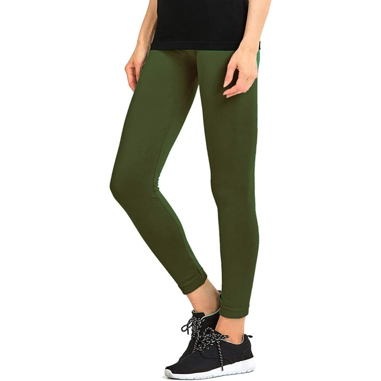 Womens fur lined clearance leggings