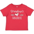 thumbnail image 3 of Inktastic Grandmas Favorite Heart Grandchild Boys or Girls Baby T-Shirt, 3 of 5