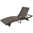 YTBW Ratton Adjustable Chaise Lounge Chair Patio Recliner Wicker Chaise