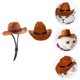 thumbnail image 1 of unbranded 2Ud Accesorios De Sombrero Para Mascotas En Color Café Y Transpirable, 1 of 6