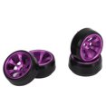 thumbnail image 2 of RC Pneu de Dérive, Pneus de Remplacement Stables RC Flexibles Fort Amorti 4 PCS pour 1/28 RC Voiture Rouge, Violet, 2 of 8