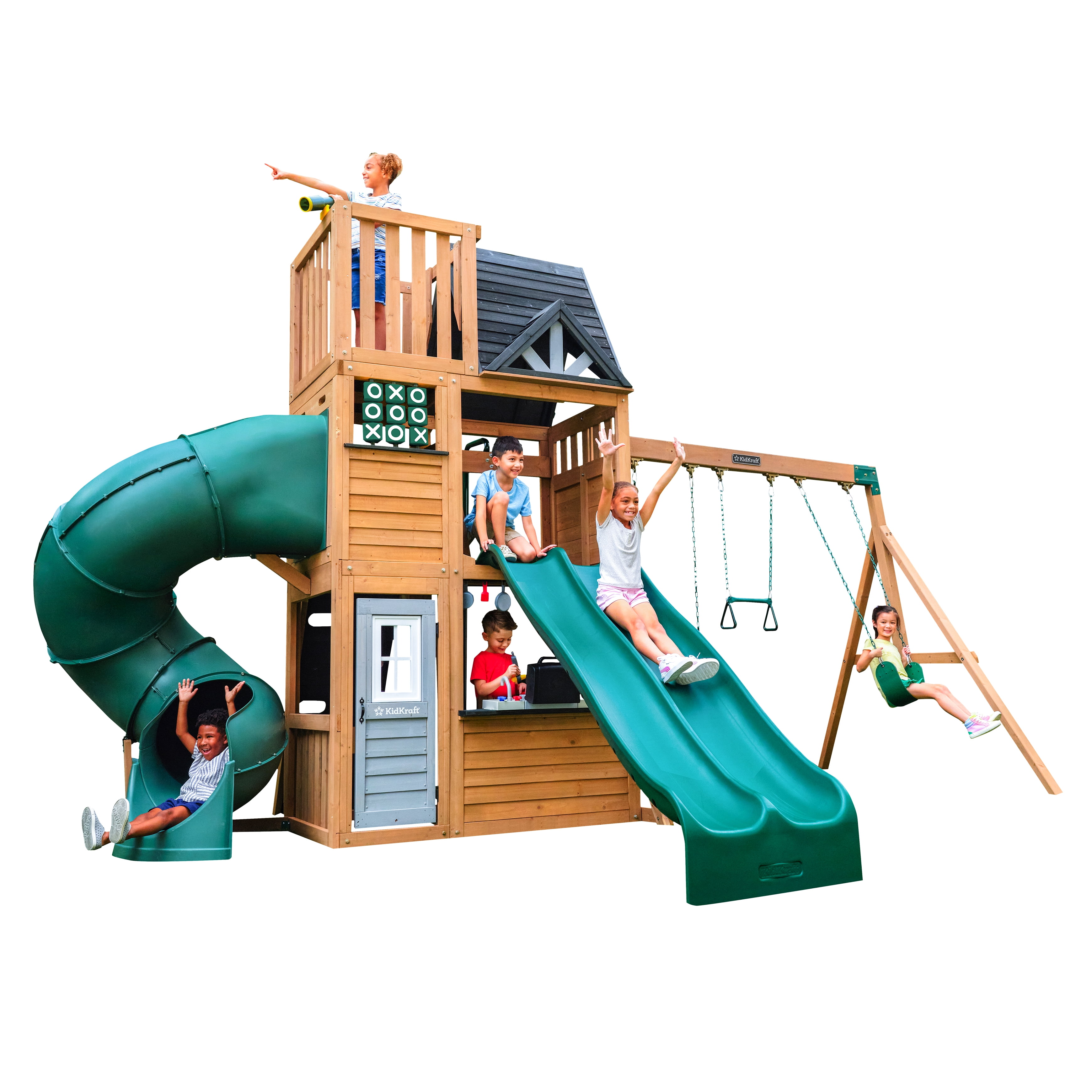Playhouse Mckinley Swing Set Kidkraft Kidkraft Mckinley Playset
