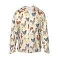 thumbnail image 2 of Lsque Funny Chicken UPF 50+ Lightweight Sun Protection Men's Women's Long Sleeve Shirt, Hoodie Performance -Large, 2 of 9