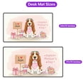 thumbnail image 5 of Happy Mother's Day Basset Hound Love Dog Mom Heart Flower Desk Mat Full Keyboard Mouse Pad Bassets Dog Breed Lovers Gifts Idea Large Mousepad - 12004, 5 of 5
