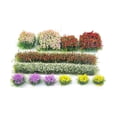 thumbnail image 4 of Bunblic DIY Miniature Grass Tufts Artificial Grass Modeling Versatile Flower Cluster for Architecture Building Train Landscape Style E, 4 of 8