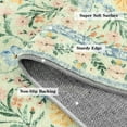 thumbnail image 3 of Moynesa 8'x10' Large Rugs for Living Room,Boho Machine Washable Area Rugs 8x10ft,Ultra-Thin Floral Rug Non Slip,Vintage Distressed Soft Carpet for Bedroom Office Dining Room,Green, 3 of 8