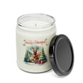 thumbnail image 2 of Merry Christmas Santa Reindeer Antlers Rhodesian Ridgeback Sleigh Xmas Winter Holiday Soy Wax Candle Ridgebacks Dog Lover Gifts 9oz White Birch & Black Pepper Candle - 00023, 2 of 5