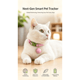 thumbnail image 2 of YUNOVA Waterproof Pet GPS Tracker, Mini Bell Shaped Dog Cat Collar Locator No Monthly Fee Compatible with iOS Android HarmonyOS, 2 of 9