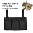 thumbnail image 1 of Bolsa para silla de ruedas Multifuncional Silla Reposabrazos Bolsillo para Hombres Mujeres (Negro), 1 of 9
