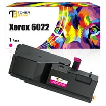 Toner Bank 1-Pack Compatible Toner Cartridge for Xerox 106R02757 Phaser 6020 6022, WorkCentre 6025 6027 (Magenta)